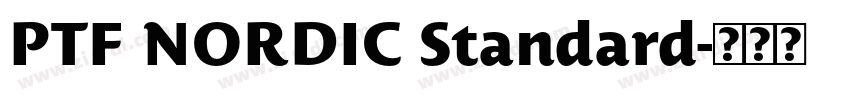 PTF NORDIC Standard字体转换